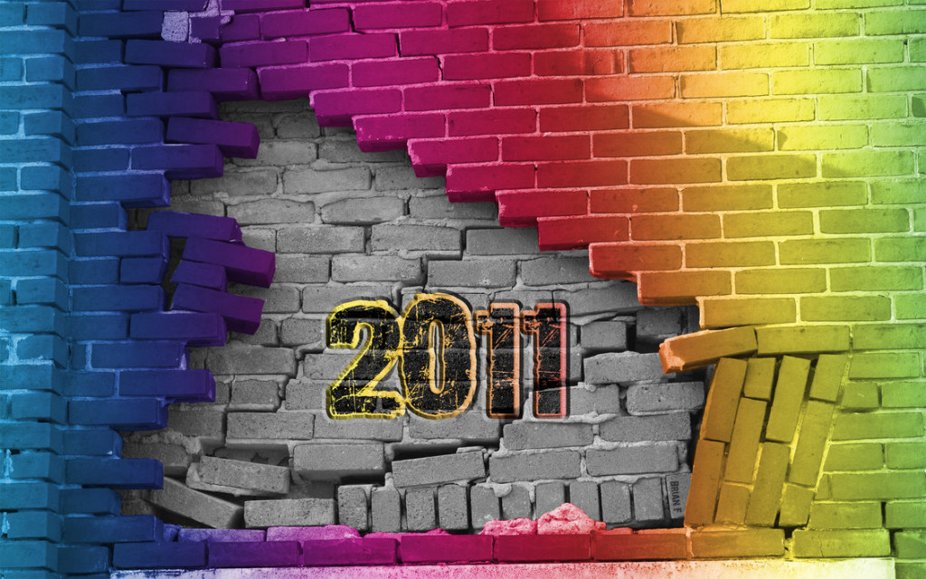 2011 Bricks Desktop Wallpaper by ~OminousStorm