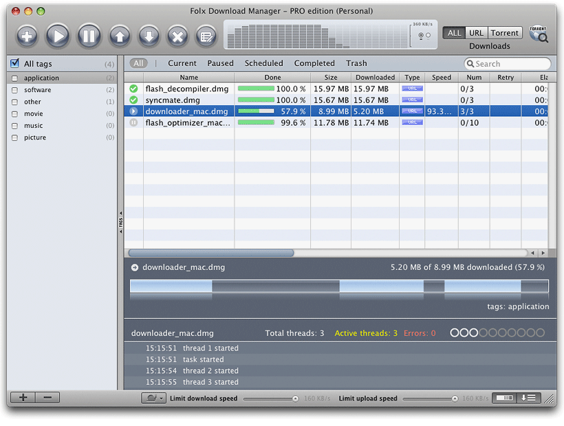  Folx - Downloader for Mac