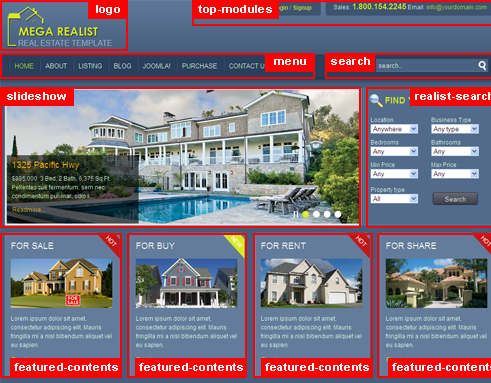 Mega Realist - The powerful Real Estate website for joomla 1.5 Mega Realist - The powerful Real Estate website for joomla 1.5
