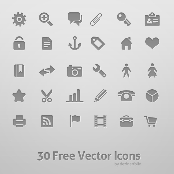 30 Free Vector Icons