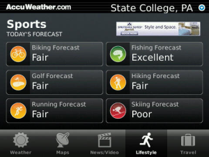 ACCU WEATHER for BlackBerry by AccuWeather International