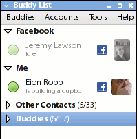 Facebook Chat for Pidgin screenshot