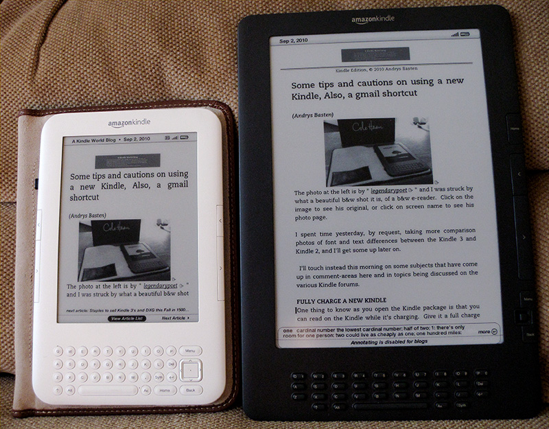 Kindle 3 & Kindle DX Graphite