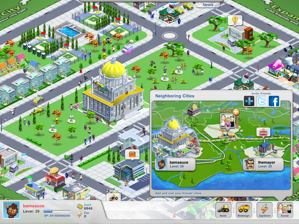 We City screenshot By ngmoco